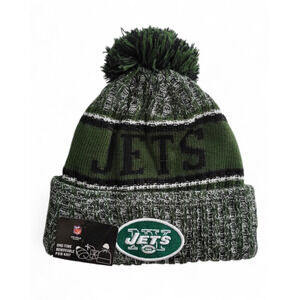 NWT New York Jets Army Green Sports‎ Knit Pom Beanie Fleece Lining OSFA Unisex